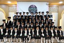 معهد القرآن الكريم النسوي يحتفي بتخرّج الدفعة الحادية عشرة لتلميذات روضة أحباب الكفيل القرآنية