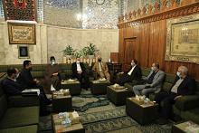 الأمينُ العامّ للعتبة العبّاسية المقدّسة يبارك للدكتور حيدر الشمّري تسنّمه منصب رئاسة الوقف الشيعيّ