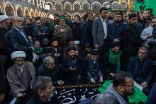 العتبتان المقدستان تشهدان مراسم تشييع جثمان آية الله السيد هادي السيستاني