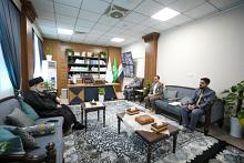 السيد الصافي يزور قسم التربية والتعليم ويؤكد على دعم العملية التربوية للارتقاء بها