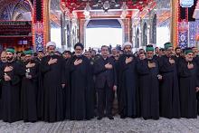 عبر موكب عزاء موحد.. خدمة العتبتين المقدستين يحيون اليوم السابع لذكرى شهادة الإمام الحسين (عليه السلام)