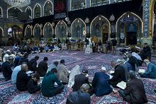 المجمع العلمي يواصل إقامة الختمة القرآنيّة التعليمية لزائري مرقد أبي الفضل العباس (عليه السلام)