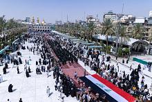 أكثر من (4500) طالب يجرون مسيرة في منطقة ما بين الحرمين الشريفين