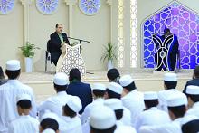 المجمع العلمي يواصل إقامة محفله القرآني الأسبوعي (عرش التلاوة)