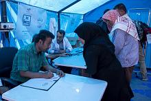 بمشاركة أكثر من (1120) متطوع ... صحة ميسان والهلال الاحمر يقدّمان خدماتهما الطبية لزائري الأربعين في كربلاء