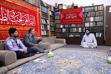 جمعية كشافة الكفيل تنظّم زيارة للباحث الإسلامي السيد محمد رضا شرف الدين