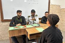 قسم الشؤون الفكرية يباشر بإجراء المقابلات للراغبين بالمشاركة في الدورة الكشفية