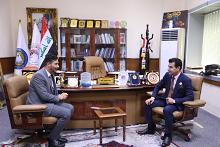 العتبة العبّاسيّة تقدّم دعوة لحضور فعّاليّات أسبوع الإمامة لجامعات محافظة البصرة