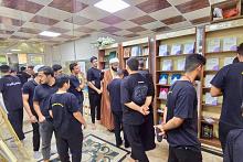 المجمع العلمي يقيم معرضا للكتاب ضمن فعاليات مهرجان (ترتيل الرأس) السنوي في بغداد