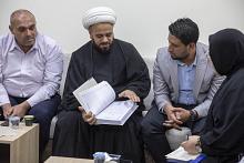 وفد جامعة الموصل يناقش مع قسم الشؤون الفكرية سبل توثيق جرائم داعش