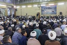 وفد العتبة العباسية المقدسة في مدينة قم يشارك بمجلس تأبين على روح آية الله الشبيري الزنجاني (رضوان الله عليه)