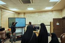 وفد أكاديمي إيراني يطلع على أعمال قسم الشؤون الفكرية