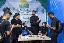 ضمن الموكب الثقافي العام.. مركز أجر الرسالة يقدّم خدماته في نشر علوم أهل البيت (عليهم السلام) لزائري الأربعين