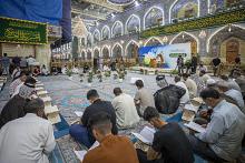 العتبة العباسية المقدسة تقيم محفلًا قرآنيًّا بذكرى ولادة الإمام العسكري (عليه السلام)