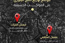 العتبة العباسية تحدد موقعين لتوزيع الثلج البلوري على المواكب الحسينية 