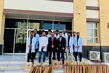 جامعة الكفيل تنظّم زيارة إلى الأطفال المصابين بالثلاسيميا في مستشفى الزهراء التعليمي