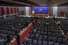 العتبة العباسية تشارك في فعاليات مهرجان عين الحياة بمعرض بغداد الدولي