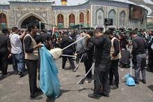 مع بلوغ زيارة الأربعين ذروتها.. قسم الشؤون الخدمية يكثف حملات تنظيف محيط العتبة العباسية المقدسة
