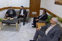 عضو مجلس إدارة العتبة العباسية المقدسة يطّلع على سير العمل في شعبة الشهداء والجرحى