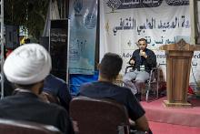 ملتقى جامعة العميد الطبّي يقدّم محاضرة عن الأهداف الذكية لزائري الأربعين