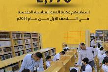 2770    زائرًا استقبلتهم مكتبة العتبة العباسية المقدسة في النصف الأول من عام 2026م