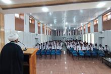العتبة العباسية المقدسة تقدم محاضرة ثقافية لطلبة الكلية الجامعية في باكستان