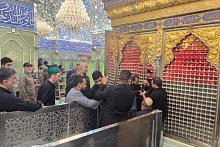 قسم الصناعات والحرف يشرع برفع القواطع المؤقتة في مرقد أبي الفضل العباس (عليه السلام)