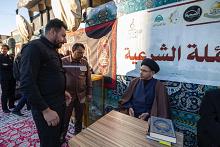  مشروع التبليغ الحوزوي يقدّم خدماته لزائري مدينة سامراء بذكرى شهادة الإمام الهادي (عليه السلام)