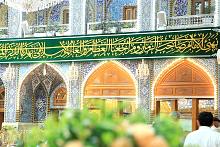 اكاليل الورد ومظاهر الفرح تملأ العتبة العبّاسية بمناسبة ولادة السيدة المعصومة (عليها السلام)