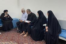 المرجع السيستاني يستقبل مواطنين من أهالي منطقة الجادرية