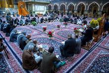 الختمة القرآنية التعليمية تشهد مشاركة فاعلة من زائري مرقد أبي الفضل العباس (عليه السلام)