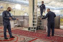 قسم رعاية الصحن الشريف ينهي استعداداته لاستقبال الزائرين في ذكرى النصف من شعبان