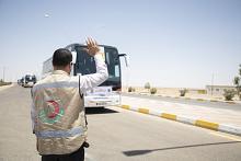 وفد العتبة العباسية يطّلع على الخدمات المقدّمة في طريق الحجّ البري