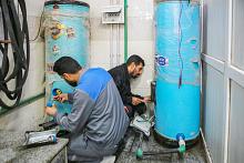 قرب العتبة العباسية.. قسم الصيانة الهندسية يباشر بتأهيل احدى المجمّعات الصحية