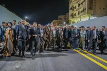 وفد العتبة العباسية المقدسة يشارك في افتتاح نفقي الرسول (صلى الله عليه وآله) والشيخ الطوسي في النجف الأشرف