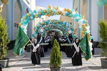 انطلاق مسير التلميذات في مجمع أبي الفضل العباس (عليه السلام) ضمن فعاليات اليوم الثاني لحفل التكليف