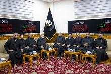 المشرف على مجمع أبي الفضل العباس (عليه السلام) يستقبل عددًا من مسؤولي العتبة العباسية المقدسة