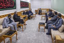 سماحة السيد الصافي يستقبل الباحثين المشاركين في المؤتمر العلمي الدولي الثالث عشر لفكر الإمام الحسن (عليه السلام)