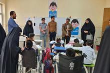 وفد جامعة الكفيل يتفقد معهد العوّق الفيزيائي في النجف الأشرف