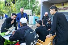 المجمع العلمي يقيم خمس محطات قرآنية على طريق الزائرين في الديوانية