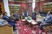 قسم شؤون المعارف ووفد من جامعة البصرة يبحثان سبل تعزيز التعاون المشترك