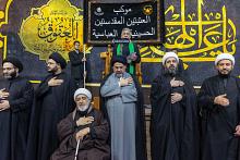موكب العتبتين المقدستين يحيي ذكرى شهادة الإمام علي الهادي (عليه السلام) في سامراء