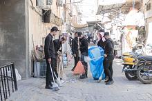 قسم الشؤون الخدمية يطلق المرحلة الأولى لتنظيف المناطق المحيطة بالعتبة العباسية