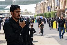 قسم مابين الحرمين الشريفين يقدم خدماته لإستقبال زائري الاربعين