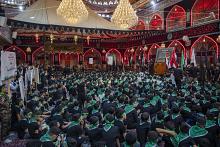 قسم الشؤون الفكرية ينظم المسيرة العاشورائية السنوية بمشاركة نحو ألف طالب