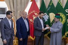 العتبة العباسية تقدم دعوة للعتبة العلوية للمشاركة في فعّاليّات أسبوع الإمامة الثاني