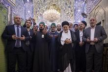 الوكيل العام للمرجعية الدينية العليا السيد جواد الشهرستاني يزور العتبة العباسية المقدسة