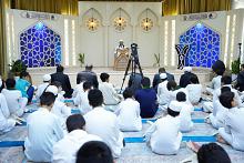 المجمع العلمي ينظم محفلًا قرآنيًّا لوفد من العتبة العلوية المقدسة