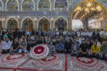 العتبة العباسية المقدسة تشهد مراسم تشييع جثمان الإعلامي حيدر السلامي