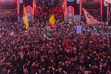 عند مرقد الإمام الحسين (عليه السلام).. تشييع جثمان السيد الشهيد علي الخامنئي (رضوان الله عليه)